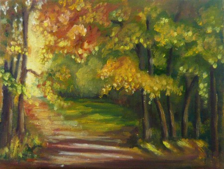 Fényjáték 18x24 olaj vászon Ár: 25.000 Ft